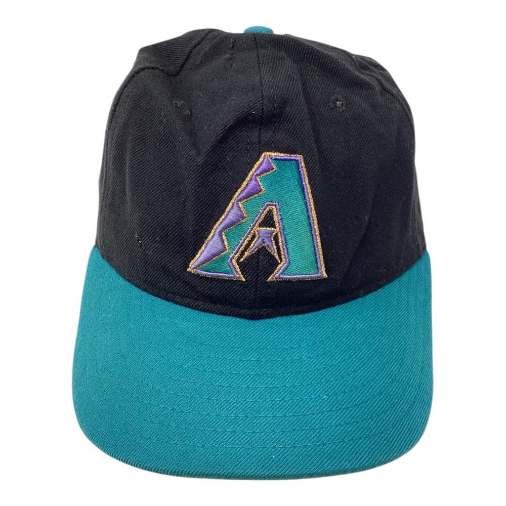 Arizona Diamondbacks, Vintage New Era 100% Wool Size 7 1/8 Fitted Hat *Flaws